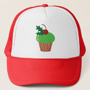 Weihnachts-Cupcake Truckerkappe