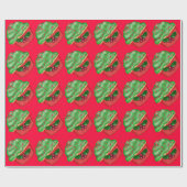 Weihnachts-Cupcake-Wrapping Geschenkpapier (Flach)