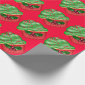 Weihnachts-Cupcake-Wrapping Geschenkpapier (Ecke)