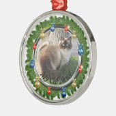 Weihnachts Custom Pet Ornamente Kleider Hintergrun (Links)