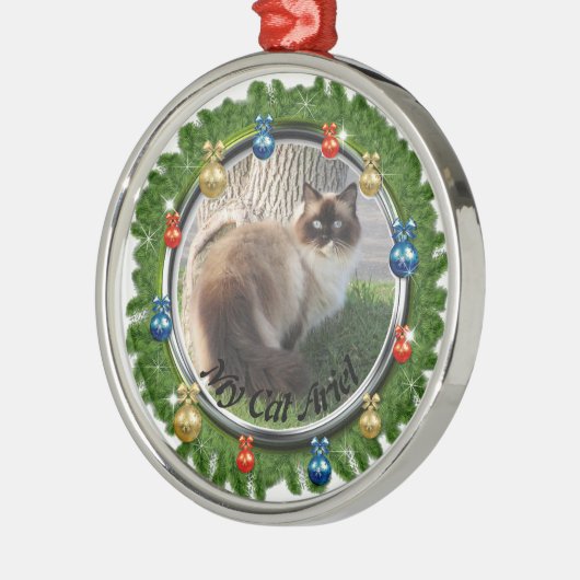Weihnachts Custom Pet Ornamente Kleider Hintergrun (Links)
