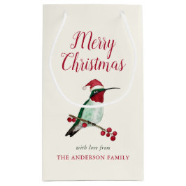 Weihnachts Custom Ruby-throated Hummingbird Kleine Geschenktüte