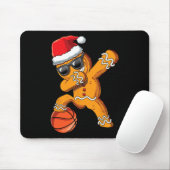Weihnachts-Dabbing Gingerbread Man Dab Cool Sketch Mousepad (Mit Mouse)