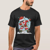 Weihnachts-Dabbing Santa Funny Outfit Design T-Shirt (Vorderseite)