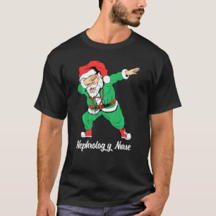 Weihnachts Dabbing Scrub Santa Nephrologie Nurse N T-Shirt