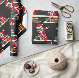 Weihnachts-Dabbing Weihnachtsfest Winterurlaub Geschenkpapier