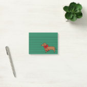 Weihnachts-Dachshund-Post-it-Notes-Geschenk Post-it Klebezettel (Büro)