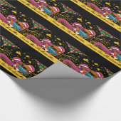 Weihnachts-Dachsunds-Wrapping Paper - SRF Geschenkpapier (Ecke)