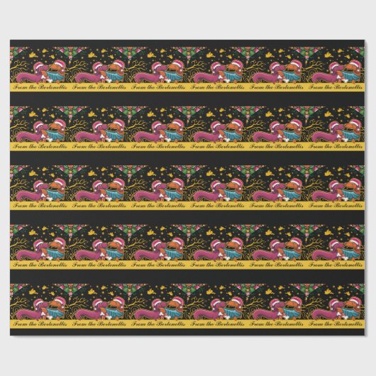 Weihnachts-Dachsunds-Wrapping Paper - SRF Geschenkpapier (Flach)