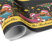 Weihnachts-Dachsunds-Wrapping Paper - SRF Geschenkpapier (Rolleneckpunkt)