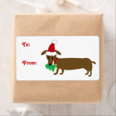 Weihnachts-Dackel (Insitu)