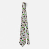 Weihnachts-Dackel Alle Coats Neck Tie Krawatte (Vorderseite)