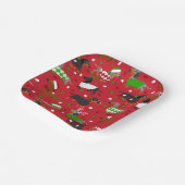 Weihnachts-Dackel Alle Coats Papier Teller (Gewinkelt)