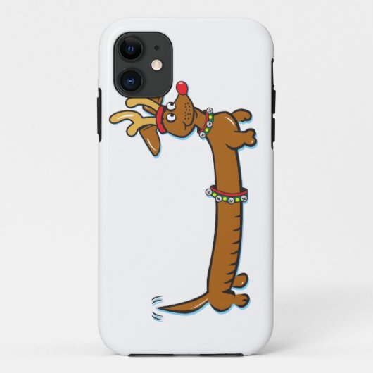 Weihnachts-Dackel Case-Mate iPhone Hülle (Rückseite)