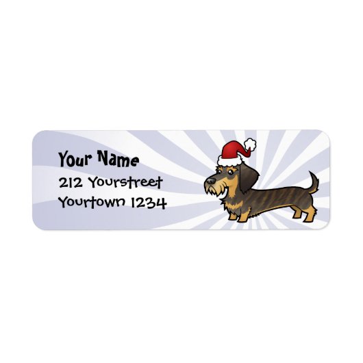 Weihnachts-Dackel (Drahthaarterrier) (Vorne)