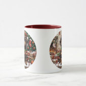 Weihnachts-Dackel Hogs Elf Tasse (Zentrum)