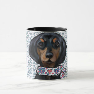 Weihnachts-Dackel-Kunst Tasse