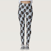 Weihnachts-Dackel Leggings (Vorderseite)