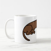 Weihnachts-Dackel Schlafen Tasse (Links)