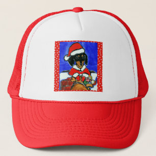 Weihnachts-Dackel Truckerkappe