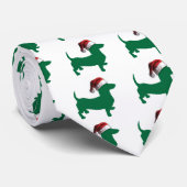 Weihnachts-Dackeln Krawatte (Gerollt)