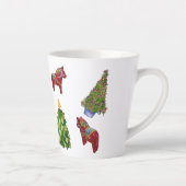 Weihnachts Dala Horses Tasse (Rechts)