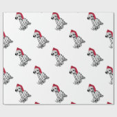 Weihnachts-Dalmatiner Geschenkpapier (Flach)