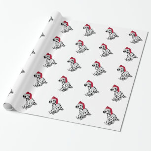 Weihnachts-Dalmatiner Geschenkpapier