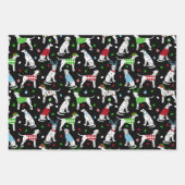 Weihnachts-Dalmatiner Geschenkpapier Set (Vorderseite 2)