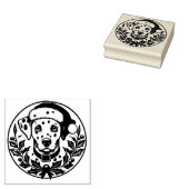 Weihnachts-Dalmatiner Gummistempel (Stempel)