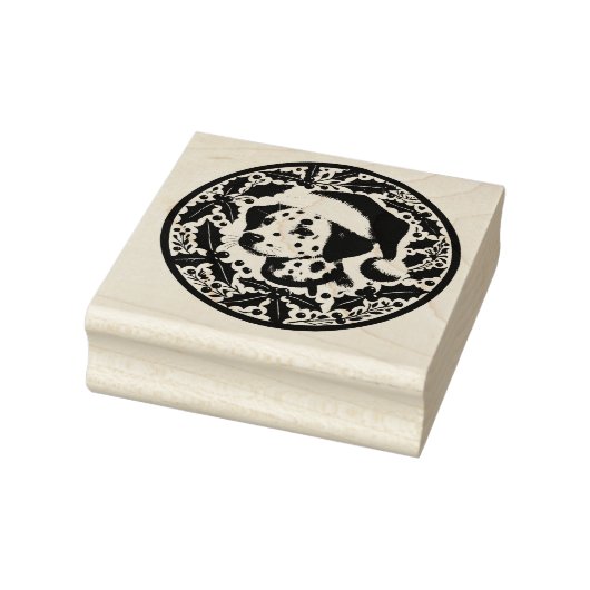 Weihnachts-Dalmatiner Gummistempel (Stempel)