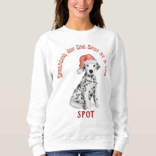 Weihnachts-Dalmatiner-Hund, Hundemama, Hund Papa G Sweatshirt