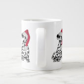 Weihnachts-Dalmatiner Jumbo-Tasse (Rückseite)