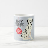 Weihnachts-Dalmatiner Kaffeetasse (Mittel)