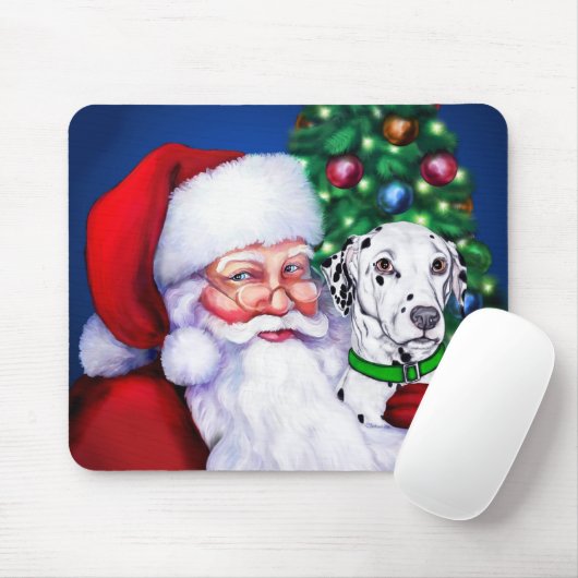 Weihnachts-Dalmatiner Mousepad (Mit Mouse)