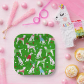 Weihnachts-Dalmatiner-Papier-Teller Pappteller (Party)