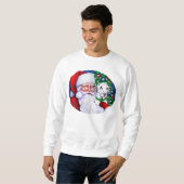Weihnachts-Dalmatiner Sweatshirt (Vorne ganz)