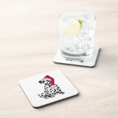 Weihnachts-Dalmatiner Untersetzer (Rechte Seite)