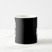 Weihnachts-Dampfzug Vintage Schaffner Männer Kaffeetasse (Mittel)