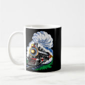 Weihnachts-Dampfzug Vintage Schaffner Männer Kaffeetasse (Links)
