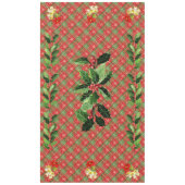 Weihnachts-Dancing Baby Angels auf Red Kariert Tischdecke (Vorderseite)