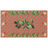 Weihnachts-Dancing Baby Angels auf Red Kariert Tischdecke (Vorderseite (Horizontal))