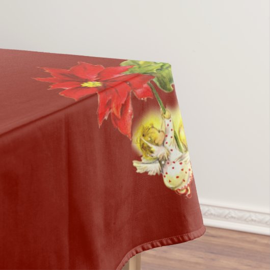 Weihnachts-Dancing Baby Angels auf Red Tischdecke (Beispiel)