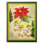 Weihnachts-Dancing Baby Angels Notebook Notizblock (Vorderseite)