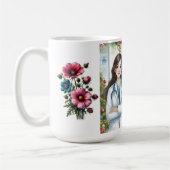 Weihnachts danke für Ärzte Kaffeetasse (Links)