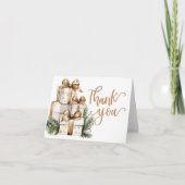 Weihnachts-Danke-Karten Dankeskarte (Vorderseite)