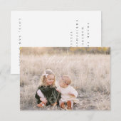 Weihnachts Dankeschön Fotokarte Dankeskarte (Vorne/Hinten)