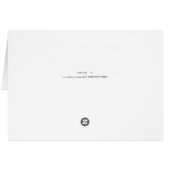 Weihnachts-Dankeschön-Karte für Geschenk (Rückseite Horizontal)