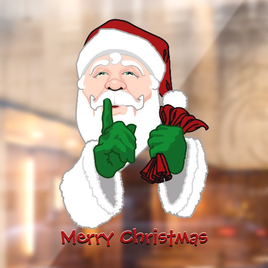 Weihnachts-Decals Custom Santa Clause Window Decal Fensteraufkleber (Blatt 2)