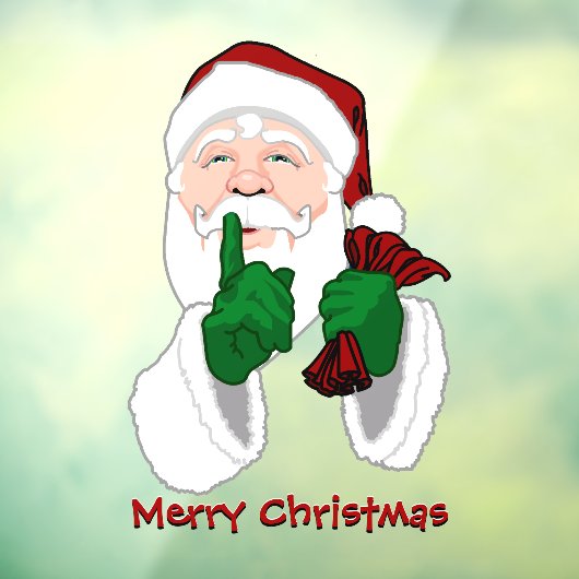 Weihnachts-Decals Custom Santa Clause Window Decal Fensteraufkleber (Blatt 3)